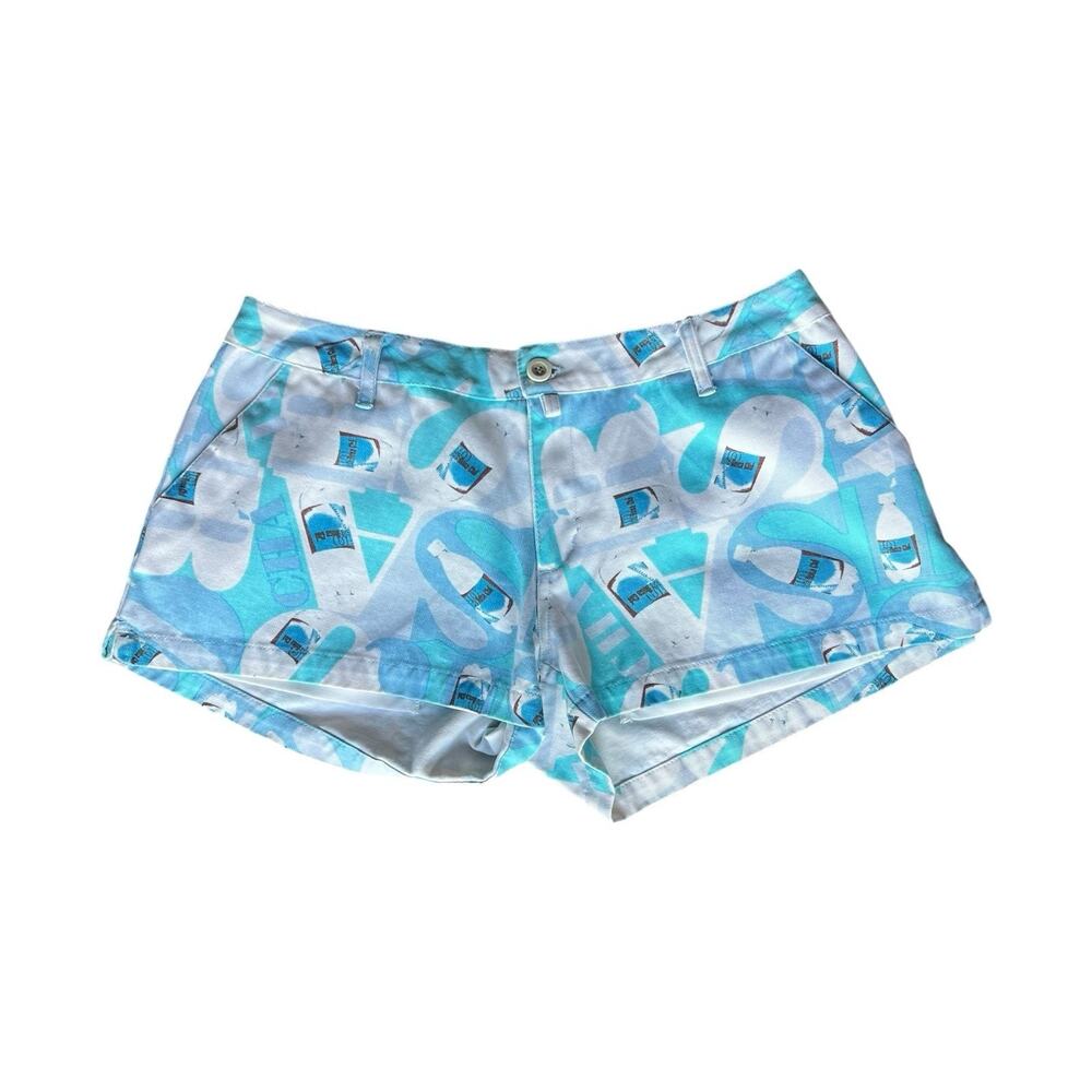 Rosa Cha Women’ Shorts AOP Boho Hippie Western Festival y2k Size P Blue & White